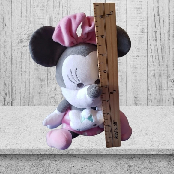 Disney minnie mouse plush for baby pink&gray - Picture 6 of 6
